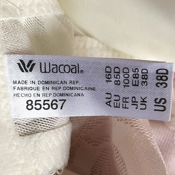 Wacoal Awareness Seamless Underwire Bra for Comfort and Support Off-White 38D - Picture 3 of 5